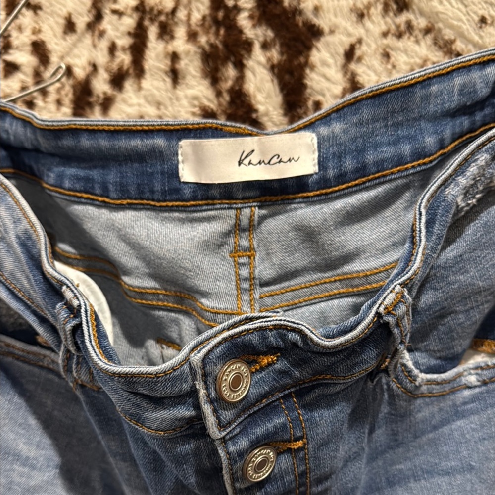 KanCan High Rise Blue Jeans Classic Style